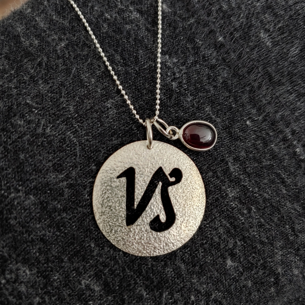 Zoë Chicco Sterling Silver Capricorn Necklace